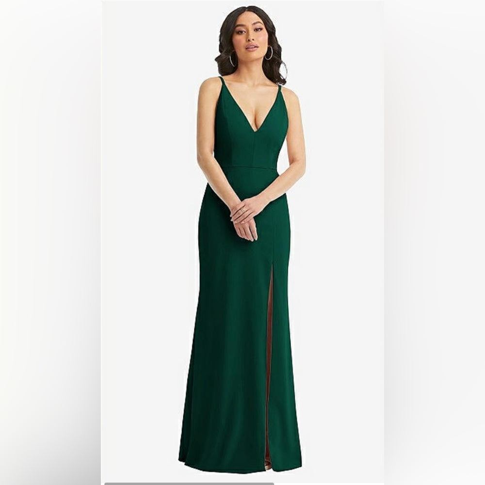 Dessy Group Hunter Green Dress